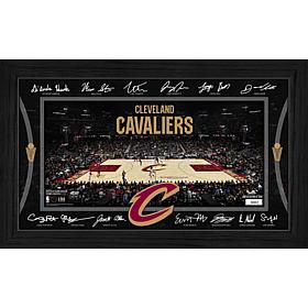 Highland Mint Cleveland Cavaliers Signature Court Framed Print