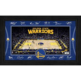 Highland Mint Golden State Warriors Signature Court Framed Print