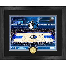 Highland Mint Limited Edition NBA Dallas Maverick Court Photo Mint 