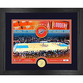 Highland Mint Limited Edition NBA Oklahoma City Thunder Court Photo...