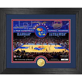 Highland Mint University of Kansas Basketball Court Photo Mint 
