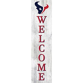 Houston Texans 48" Welcome Leaner  