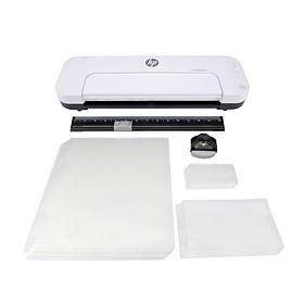 HP QL122 Laminator Bundle w/Bonus Trimmers & 155 Laminating Pouches