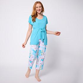 HUE 3-piece Knit Pajama Set