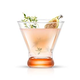 Hue 6-pc. Colored Stemless 7 oz. Martini Glasses