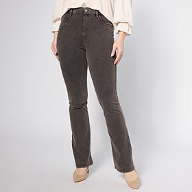 HUE Classic Stretch Denim Baby Bootcut Pant