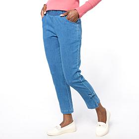 HUE Denim Skimmer Straight Leg Pant