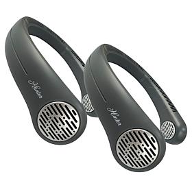 Hunter 2-Pack Rechargeable Portable Neck Fans