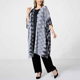 IMAN Global Chic Shimmering Glam Set: Topper & Foil Tank Duo