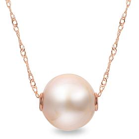 Imperial Pearls 14K 9x10mm Pink Cultured Freshwater Pearl Necklace