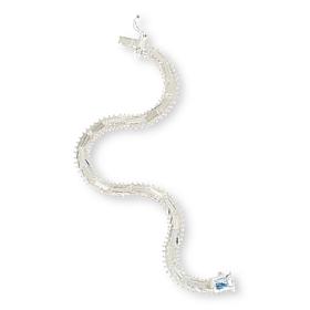 Imperial Silver Sterling Silver Diamond-Cut 1/4 Mirror Chain Bracelet