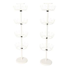 Improvements 2-pack - 4 Tier Adjustable Shoe Racks