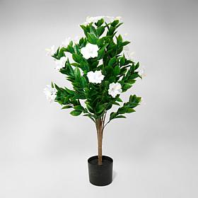 Improvements 3' Faux Hibiscus Tree