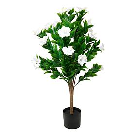 Improvements 3' Faux Hibiscus Tree