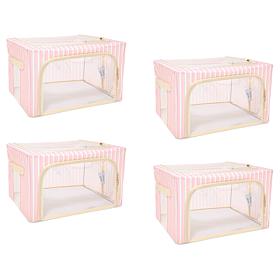 Improvements Collapsible Medium Storage Bins -Set of 4