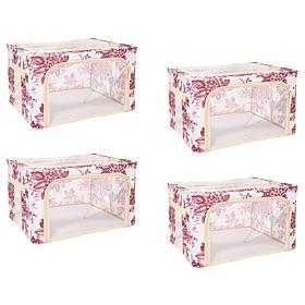 Improvements Collapsible Medium Storage Bins -Set of 4