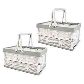 Improvements Collapsible Storage Baskets - Set of 2