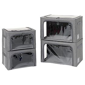 Improvements Collapsible Storage Bins - Set of 4