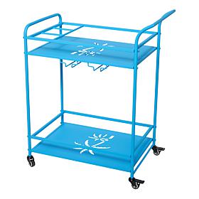 Improvements Mobile Trolley Rolling Bar Cart