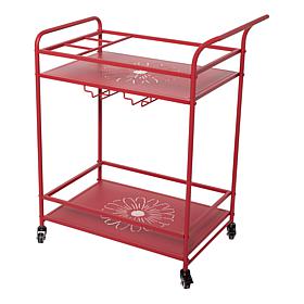 Improvements Mobile Trolley Rolling Bar Cart