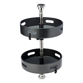 Improvements Two Tier Adjustable Lazy Susan