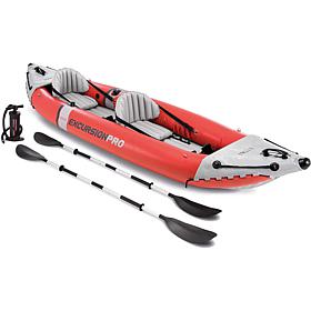 Intex Excursion 151"L x 37"W x 18"H Pro K2 Kayak Inflatable Set