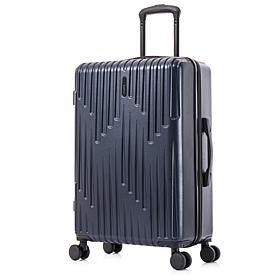 InUSA Drip Lightweight Hardside 24" Checked Bag Spinner Suitcase