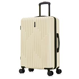 InUSA Drip Lightweight Hardside 24" Checked Bag Spinner Suitcase