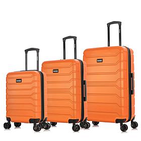 InUSA Trend 3-Piece Lightweight Hardside Spinner Luggage Set