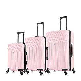 InUSA Vasty 3-Piece Lightweight Hardside Spinner Luggage Set