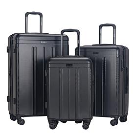 Izod Zoe 3-Piece Hard Shell Spinner Luggage Set