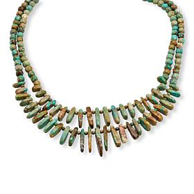 Jay King 2-Strand Sacred Cloud Mountain Turquoise 18" Necklace