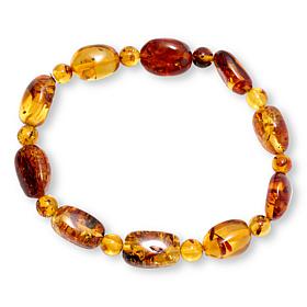 Jay King Amber Bead Stretch Bracelet