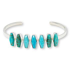 Jay King Gallery Collection 7-Stone Sonoran Turquoise Cuff Bracelet