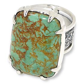 Jay King Gallery Collection Campitos Turquoise Cushion-Cut Ring