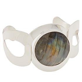 Jay King Gallery Collection Sterling Silver Labradorite Cuff Bracelet