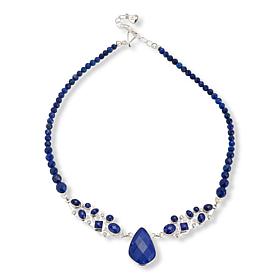 Jay King Gallery Collection Sterling Silver Lapis 18-1/4" Necklace