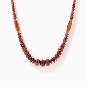 Jay King Hessonite Necklace, Sterling