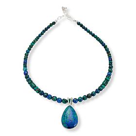 Jay King Milpillas Azurite Malachite Pendant with 18-1/4" Necklace