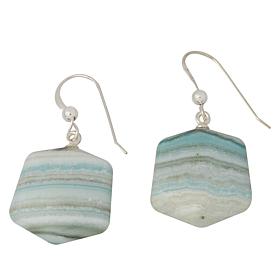 Jay King Multicolor Banded Quartzite Sterling Silver Drop Earrings