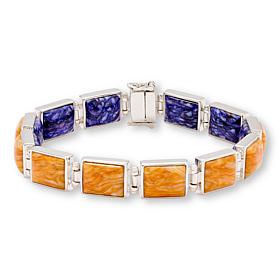 Jay King Reversible Spiny Oyster Shell Magnetic Link Bracelet