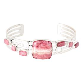 Jay King Rhodochrosite Cuff Sterling Silver