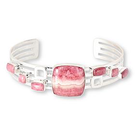 Jay King Rhodochrosite Cuff Sterling Silver