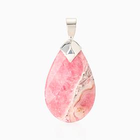 Jay King Rhodochrosite Sterling Silver Pendant