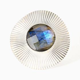 Jay King Sterling Silver Faceted Labradorite Ring