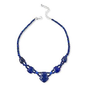 Jay King Sterling Silver Lapis 18" Necklace