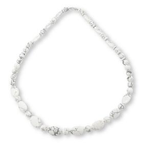Jay King Sterling Silver Magnesite Bead 36" Necklace