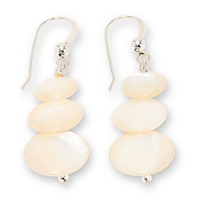 Jay King Sterling Silver Mother-of-Pearl Disc Drop Earrings