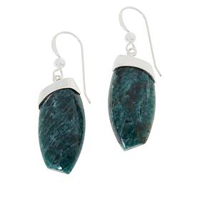 Jay King Sterling Silver Teal Apatite Drop Earrings