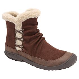 JBU Briar Ankle Boot with Faux Shearling Fur Detail